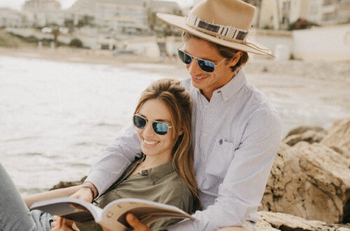 Sunny Morning in Autumn in the Lake House